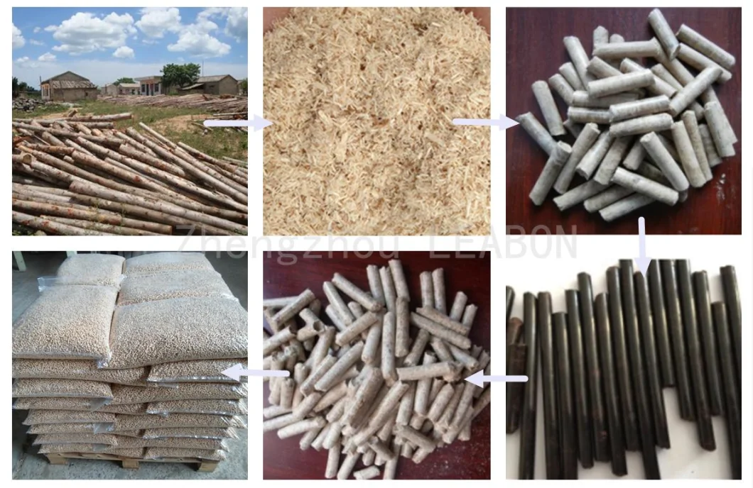 Complete Wood Pellet Wood Sawdust Pellet Making Machine Biomass Wood Pellet Production Line