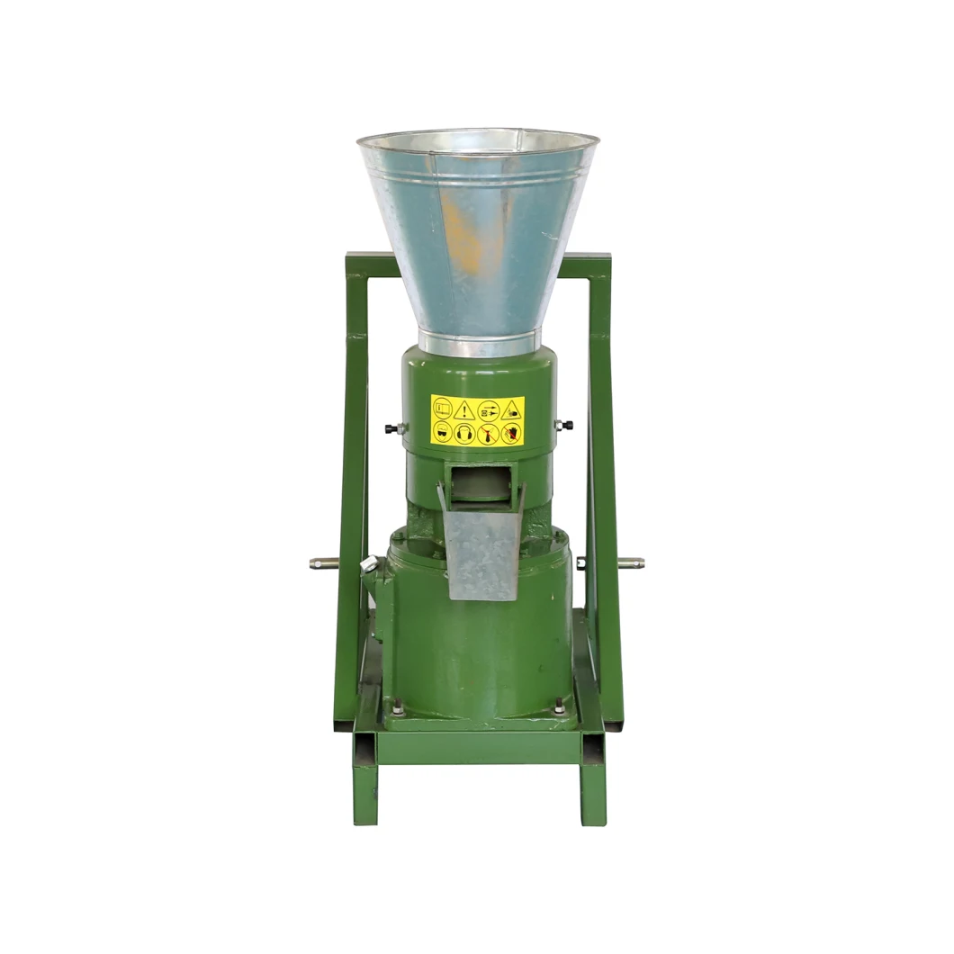 Roller Driven Wood Pellet Press Biomass Pellet Making Machine for Home Use