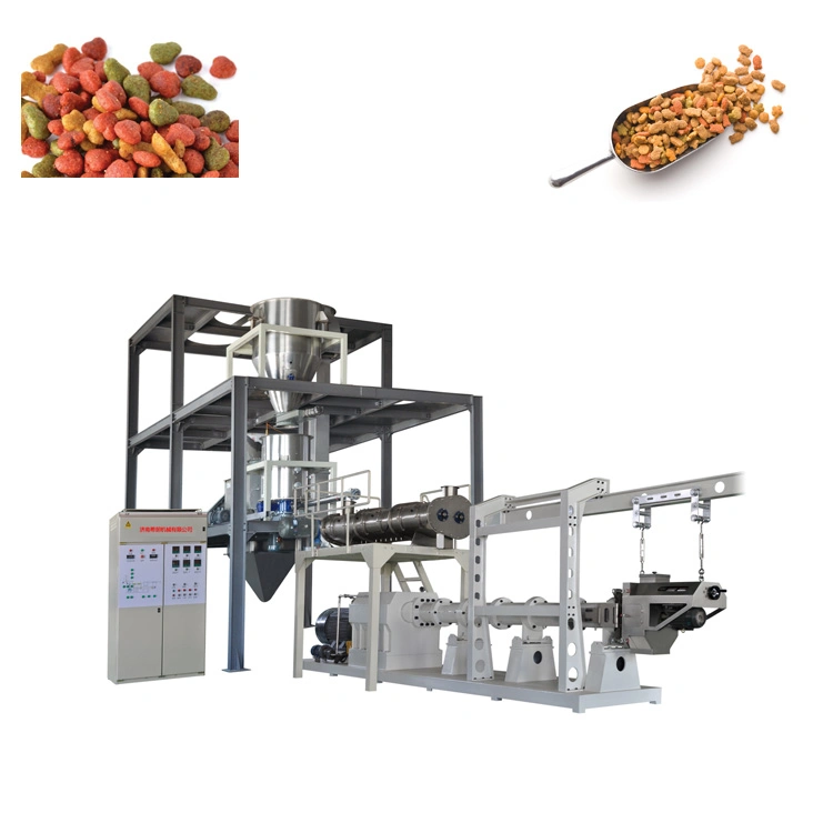 Full Automatic Dry Dog Cat Fish Food Machine Pet Wet Pelletizing Food Pellet Processing Extrusion Extruder Machine Machines Machinery Production Line