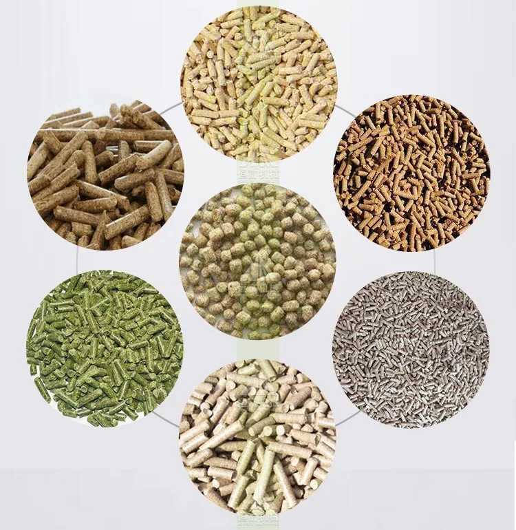 Customized Poultry Livestock Animal Feed Pellet Machine Making Production Line