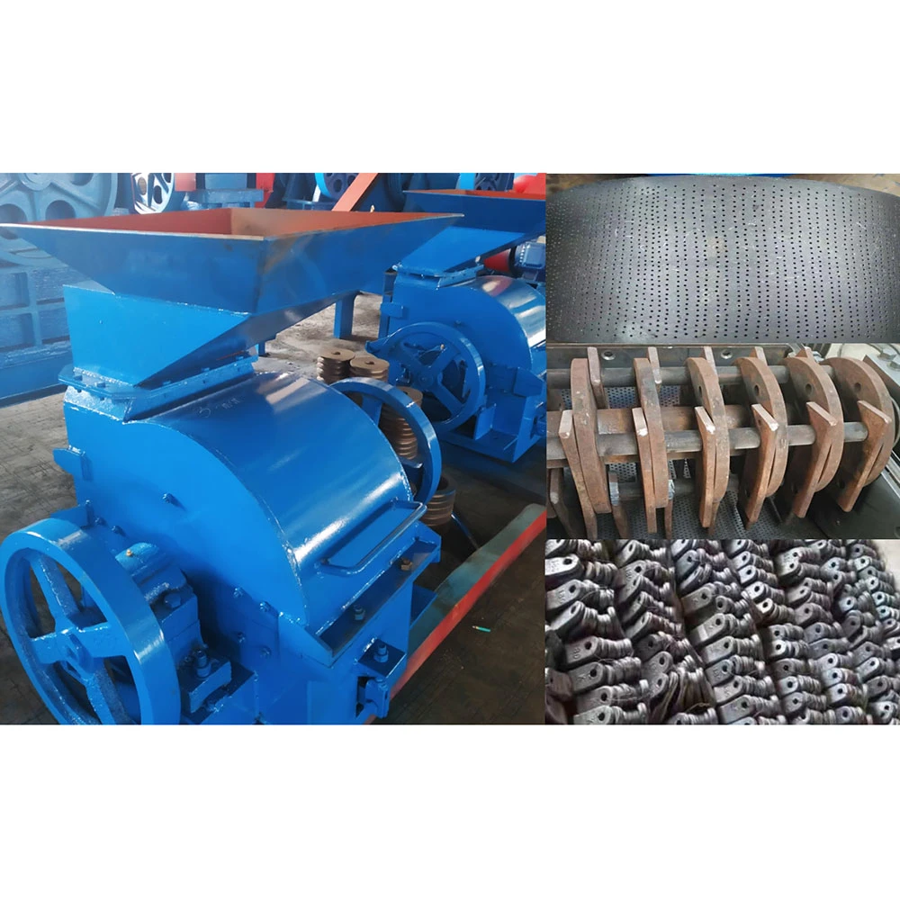 Crushing Machine 500X800 Hammer Mill Manufacturer with Min1mm Sieve Opening Size