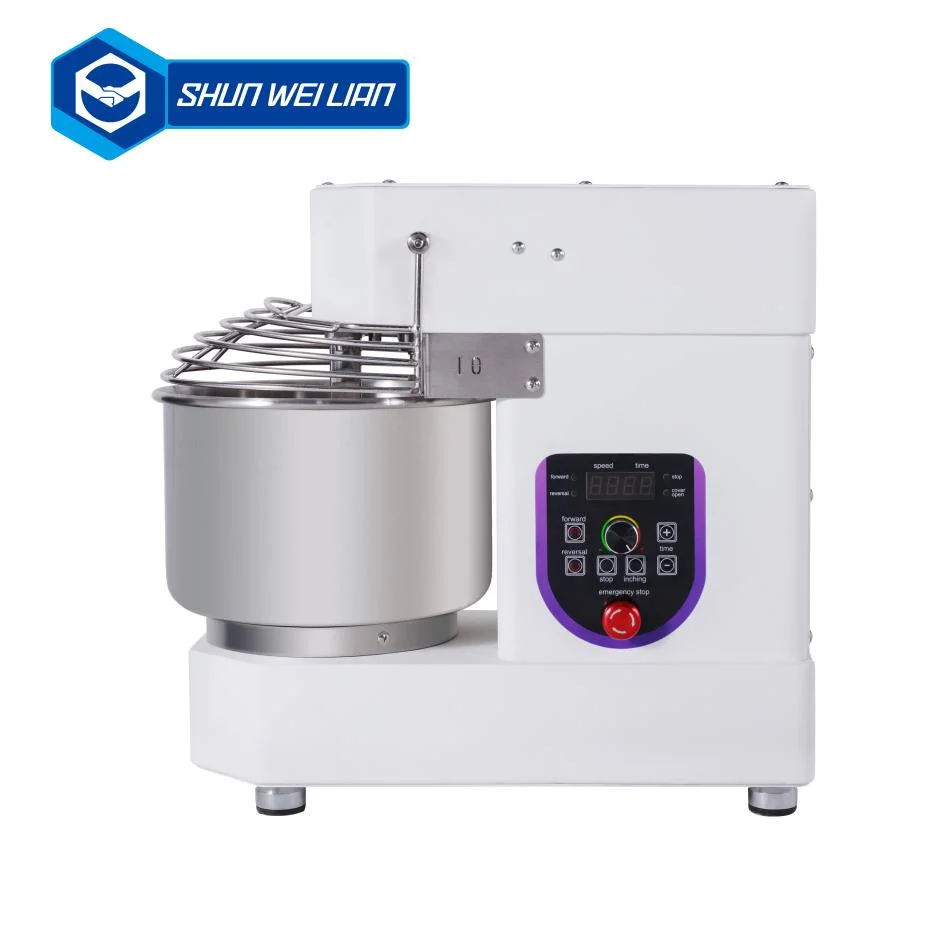 High Quality 10L Spiral Mixer 4kg Electric Digital Panel Spiral Dough Mixer