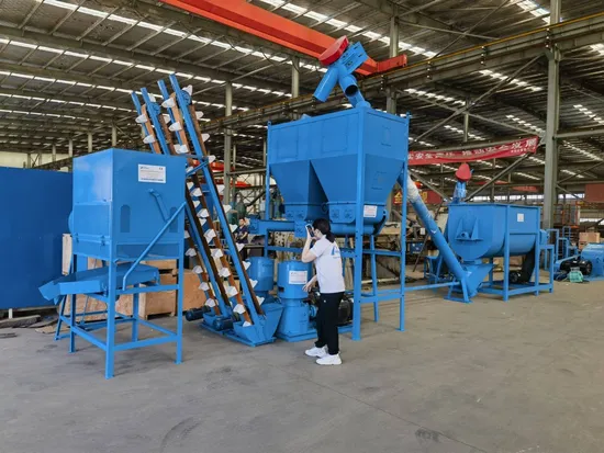 Machine de fabrication de granulés d'alimentation animale à plat