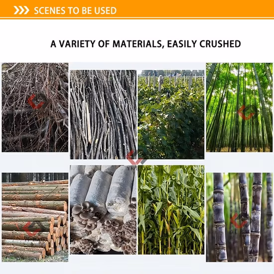 Déchiqueteur de bois dur électrique Déchiqueteur Déchiqueteuse à tambour mobile Déchiqueteuse à bois hydraulique Déchiqueteuse à bois Broyeur à bois 35HP Déchiqueteuse à bois