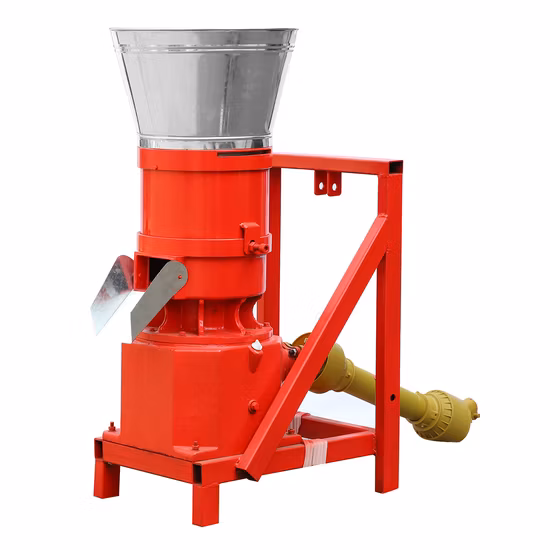 Presse à granulés de bois entraînée par rouleau Granule de biomasse faisant la machine pour un usage domestique